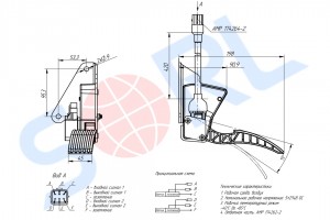 Педаль газа SHACMAN электр. (DZ97189570286) (SORL)!!!! 11080632010 SORL