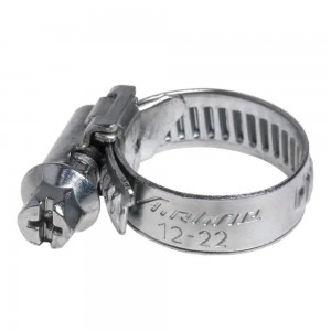 Хомут 12-22/9 мм, червячный, оцинкованный (W1), 1 шт.(AHC-SZ-03)  10шт AHC-SZ-03 AIRLINE