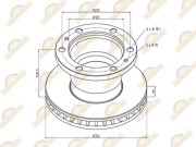 Диск тормозной Premium IVECO о.н. 1908577 — 2 года безусловной гарантии 160050091 SONDER