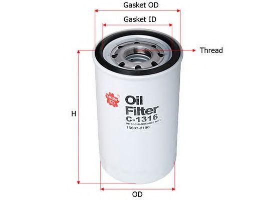 Фильтр масляный KOBELCO SAKURA C1316 SAKURA