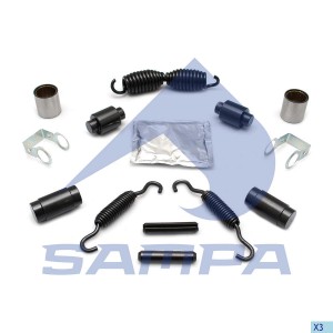 Ремкомплект ROR колодок тормозных SAMPA 085511 SAMPA