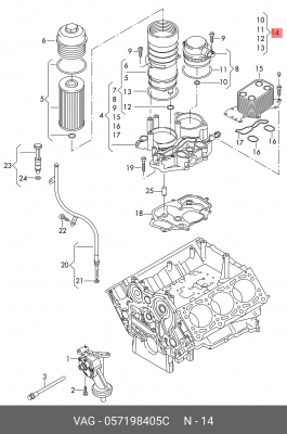 VAG 057 198 405 C VAG