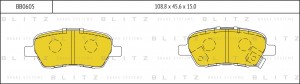 HONDA ACCORD VII (2003-2008) BB0605 BLITZ