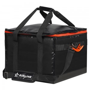 Сумка-холодильник (термосумка) BIG SIZE, 50 л, 41*42*30 см, вертикальная, черная ADCB026 AIRLINE