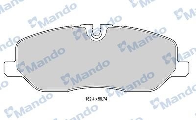 Колодки тормозные LAND ROVER Discovery,Range Rover Sport передние (4шт.) MANDO MBF015601 MANDO