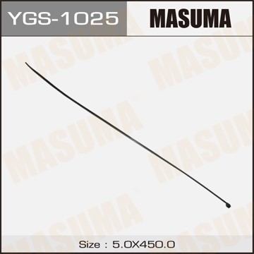 хомут пластиковый черный! 5х450\ YGS1025 MASUMA