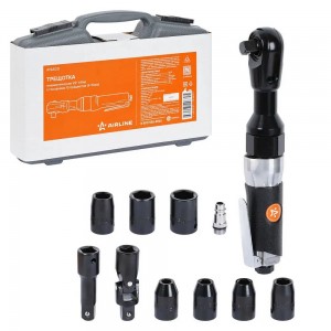 Трещотка пневматическая 1/2 61Нм с головками 13пр. (9-19мм) кейс (ATAZ021) ATAZ021 AIRLINE