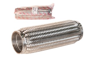 Гофра глушителя 76x280 в 3-ой оплетке interlock нержавеющая сталь GARDE G76280 GARDE