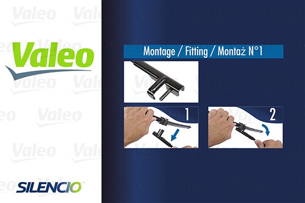 Щетка стеклоочистителя MERCEDES GLK (X204) (08-) 550/475мм комплект Silencio Xtr 574468 VALEO PHC