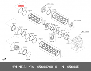 4564426010 ОПОРНЫЙ ДИСК 4564426010 HYUNDAI KIA