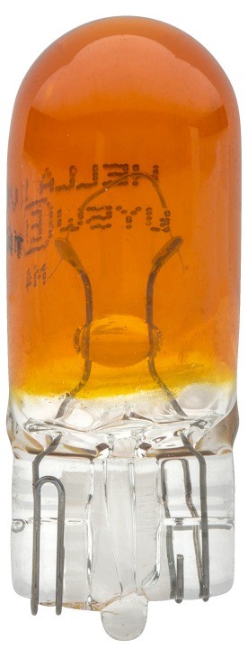 лампа! (WY5W) 12V 5W W2.1X9.5d передний габарит,стеклянный цоколь оранжевая 8GP003594-541 HELLA