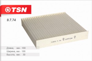 Фильтр салона 9774 TSN
