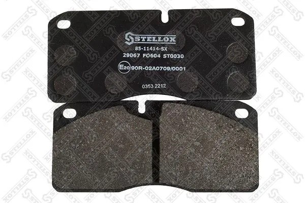 колодки дисковые! с р/к 29067\ Iveco EuroCargo 80.100E15-21.180E21.RVI 85-11414-SX STELLOX