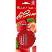 Ароматизатор на панель приборов древесное волокно (strawberry) 40г Eco Steam AUR 23041 AURA FRESH