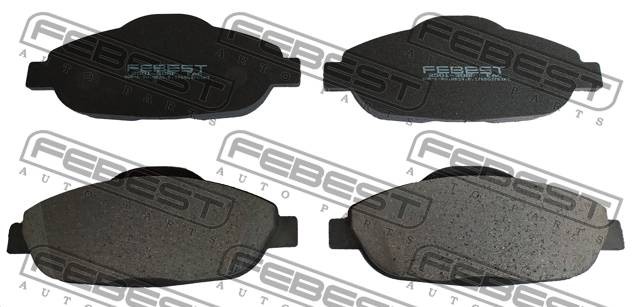 КОЛОДКИ ТОРМОЗНЫЕ ПЕРЕДНИЕ 2501-308F 2501-308F FEBEST