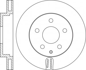 Диск тормозной MAZDA 3 2013 RN1564 RN1564 NIBK