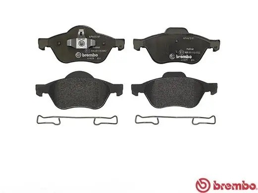 P68048 GDB1687 [7701209100] !колодки дисковые п.\ Renault Megane II/Scenic II 1. P68048 BREMBO