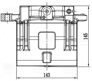 Суппорт торм. для а/м Great Wall Hover H3 (10-)/H5 (11-) 2.4i перед. прав. d=43м CF 206602 TRIALLI