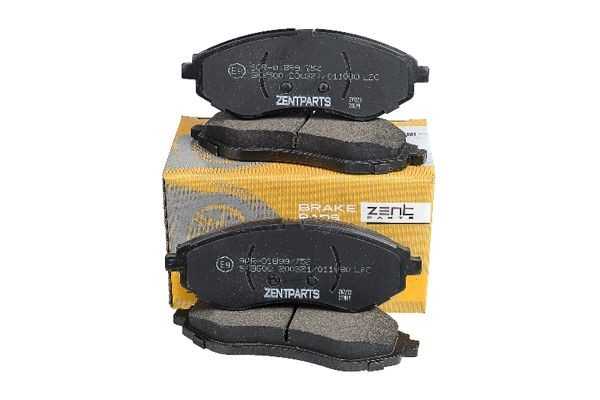 колодки дисковые передние! Daewoo Kalos 1.2i/1.4i02> Z07273 ZENTPARTS