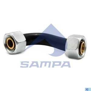 Патрубок радиатора 062264 SAMPA