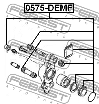 Ремкомплект передн суппорта 0575-DEMF 0575-DEMF FEBEST