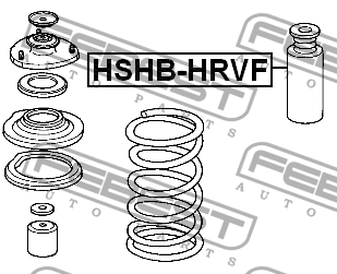 Пыльник переднего амортизатора HSHB-HRVF FEBEST