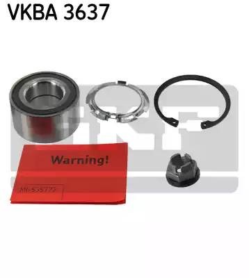 Подшипник перед. ступицы к-т  ЛАДА ЛАРГУС Nissan MICRA 1/03-> Renault CLIO III/M VKBA3637 SKF