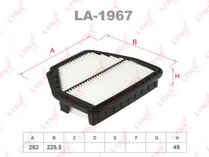 Фильтр воздушный OPEL Antara (06-) LYNX LA-1967 LYNXAUTO