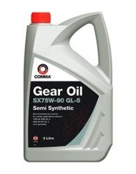 COMMA 75W90 SX GL-5 (5L) масло трансмиссионное! API GL5, для 5- и 6-ти ступенчат SX5L COMMA