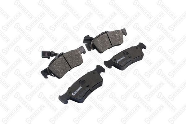 колодки дисковые задн.!с антискр. пл.\VW Touareg 2.5TD/3.2/4.2/5.0, Porsche Caye 1198-002B-SX STELLOX