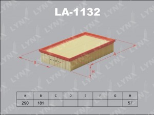 Фильтр воздушный BMW 7 (E65) (3.5/4.5) LYNX LA-1132 LYNXAUTO