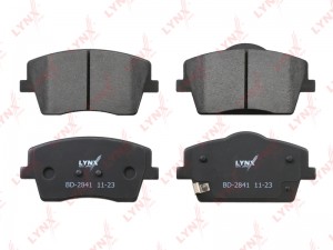 Колодки тормозные дисковые передние BD-2841 LYNXAUTO