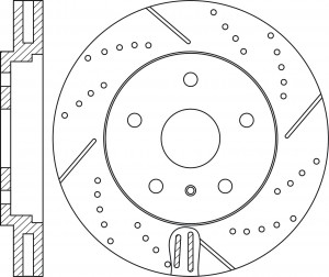 Диск тормозной Performance INFINITI FX35/FX45 03- RN1427DSET RN1427DSET NIBK