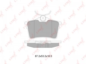 Колодки тормозные дисковые задние BD-6113 LYNXAUTO