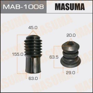 к-кт пыльн.+отбойник !пыльн: D45/63mm, H155mm + отб.: D20/29, h=63.5\Universal MAB-1008 MASUMA