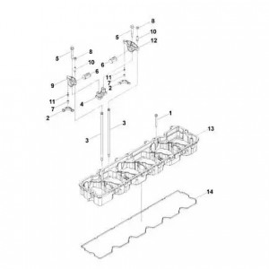Штанга толкателя КАМАЗ Камминз ISLe (L=330мм) (3964715) (Haffen) 10026 HAFFEN