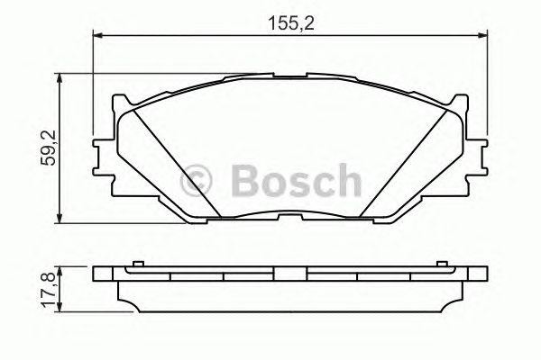 LEXUS IS 250 (2005>) 0 986 494 316 BOSCH