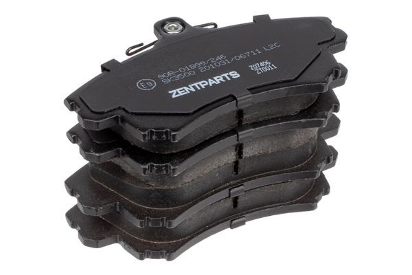 колодки дисковые передние! Mitsubishi Carisma, Volvo S40/V40 1.6-2.0/1.9TD 96> Z07406 ZENTPARTS