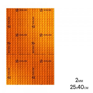 Шумоизоляция (вибро) Main 2 PRO (25*40 см) КС, 2мм, фольга 90 мкм. КМП 0,23 (ADV ADVI006 AIRLINE