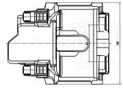 Суппорт торм. BMW 5 E39 (95-)/X5 E53 (99-)/X3 E83 (04-) перед. лев. d=60мм (CF 0 CF084722 TRIALLI