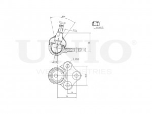 Опора шаровая передняя нижняя SSP-20089 UNIO