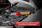 Амортизаторы капота 2 шт. Jac JS4 2022-, Москвич 3 2022-, Москвич 3е 2022- UJAJS UJAJS4011 AVTOUPOR