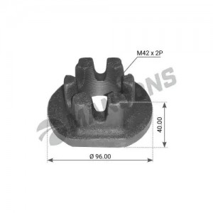 Гайка BPW ступицы корончатая (M42х2 SW65) MANSONS 300.185 MANSONS