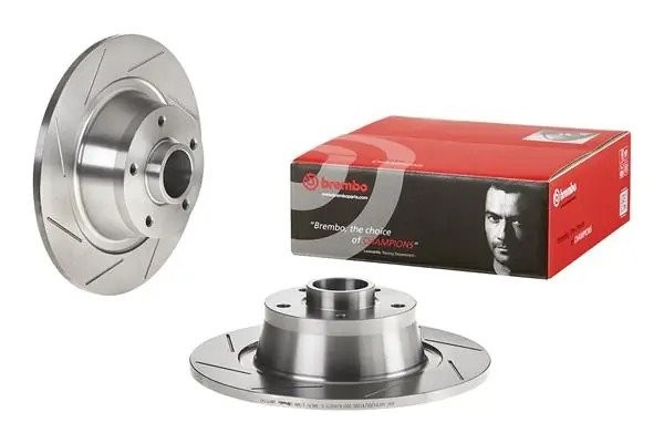 08.A753.47 Тормозной диск !PRIME LINE - With Bearing Kit \RENAULT MEGANE III 2.0 08A75347 BREMBO