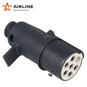 Разъем электрический прицепа ISO 3731 Type S 7-полюсный (вилка пластик) AIRLINE ATE-41 AIRLINE