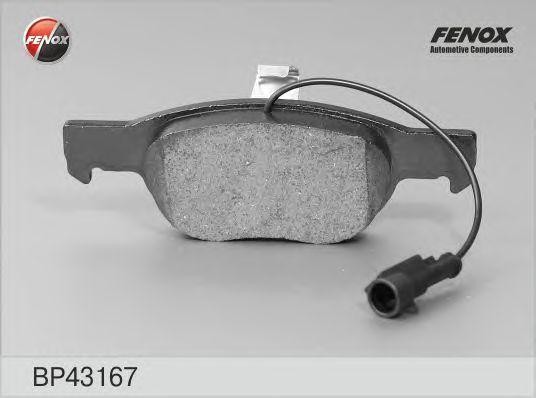 Колодки FORD TRANSIT 91-00 BP43167 BP43167 FENOX