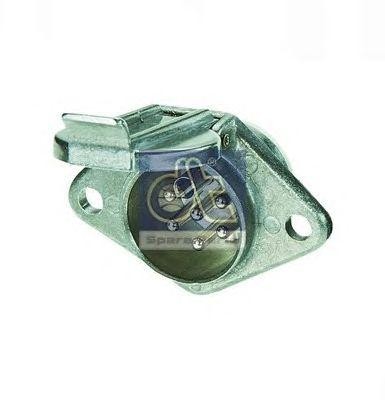 Розетка с алюмин. крышкой 7PIN/24V, S-TYPE (винт) 5.77071 DIESEL TECHNIC