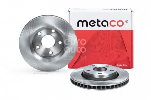 Диск тормозной передний вентилируемый 3050366 METACO