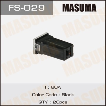 предохранитель силовой! 80A черный\ FS029 MASUMA