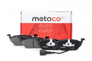 Колодки тормозные передние к-кт 3000007 3000007 METACO